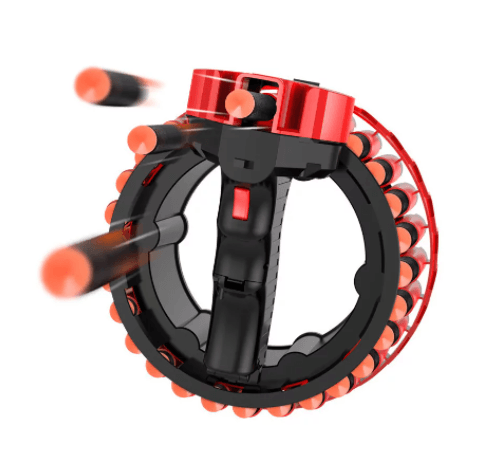 Іграшкова зброя автоматичний бластер Growler на 28 зарядів, працює від акумулятора – фото 2