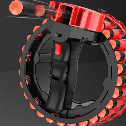 Іграшкова зброя автоматичний бластер Growler на 28 зарядів, працює від акумулятора – фото 1