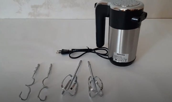 Міксер ручний 5 швидкостей 600 Вт Rainberg RB-1012 – фото 4