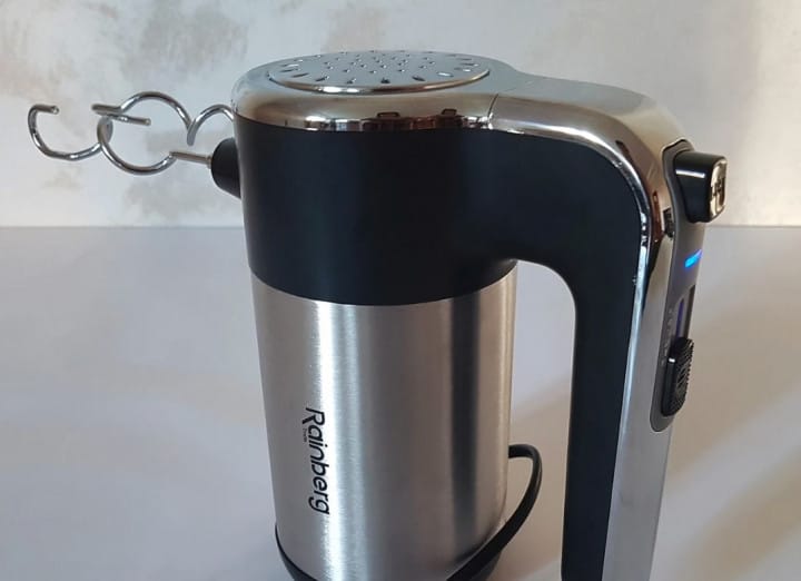 Міксер ручний 5 швидкостей 600 Вт Rainberg RB-1012 – фото 7