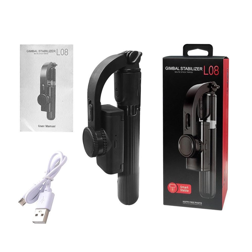 Стабілізатор телефона Gimbal L08. Штатив тримач телефона з Bluetooth пультом дистанційного керування – фото 6