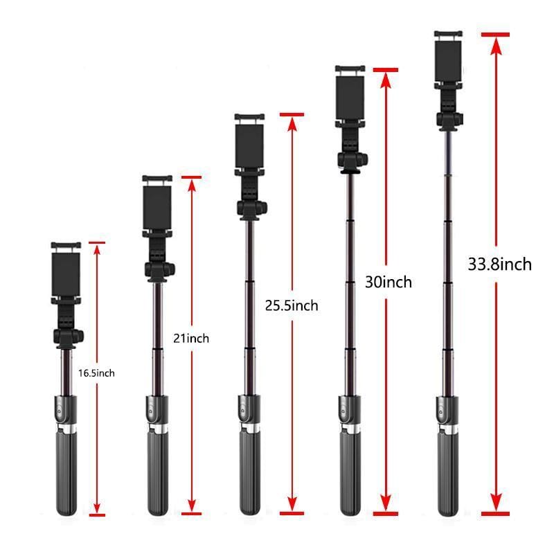 Стабілізатор телефона Gimbal L08. Штатив тримач телефона з Bluetooth пультом дистанційного керування – фото 2