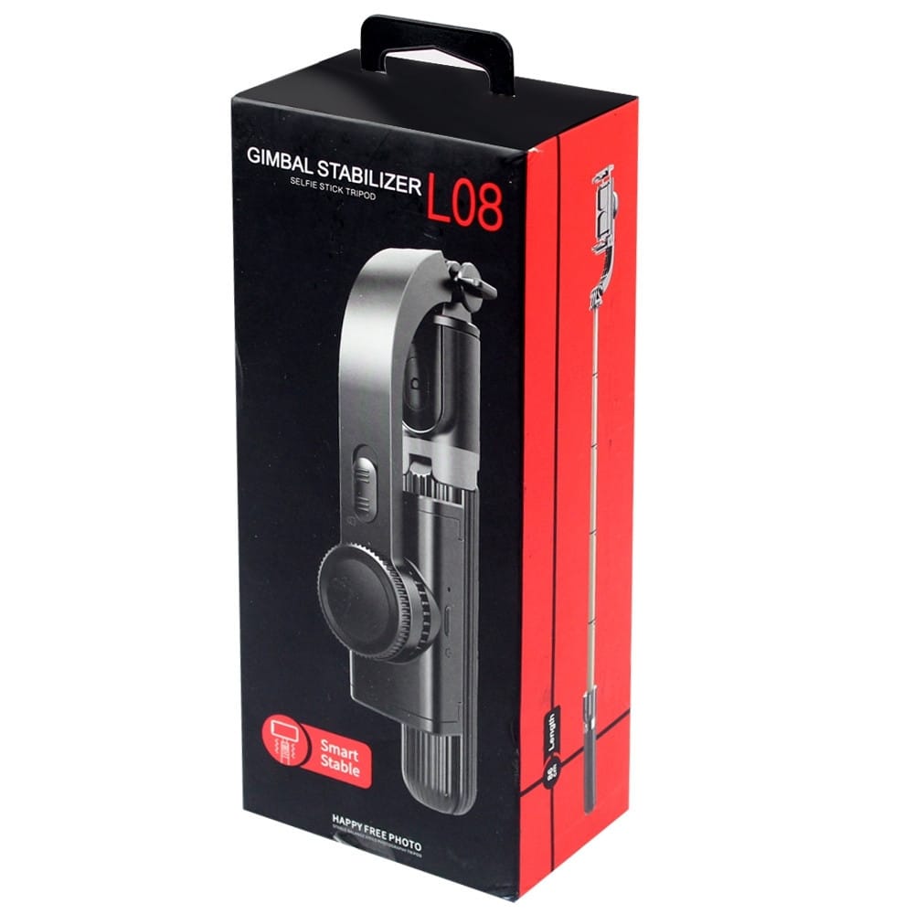 Стабілізатор телефона Gimbal L08. Штатив тримач телефона з Bluetooth пультом дистанційного керування – фото 5