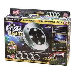 Вуличний світильник на сонячній батареї Solar Disk 8led-dm8 — садовий ліхтар – фото 7