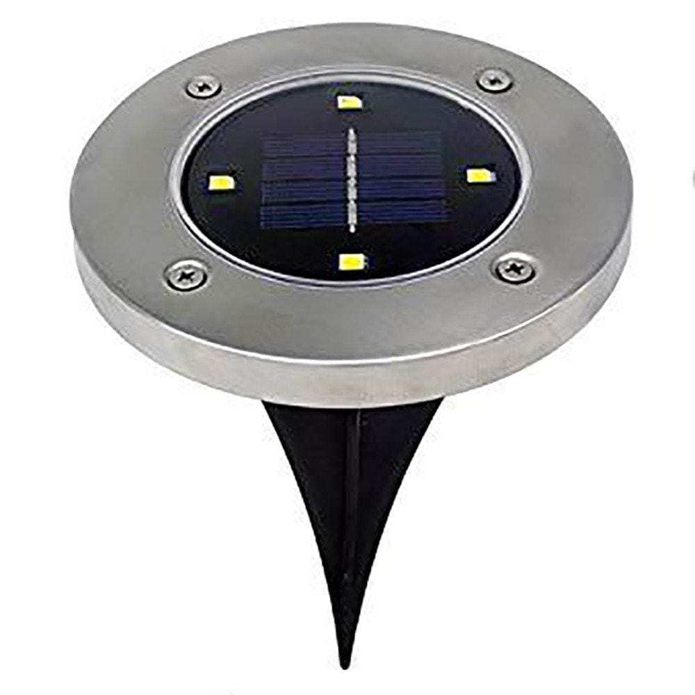 Вуличний світильник на сонячній батареї Solar Disk 8led-dm8 — садовий ліхтар – фото 5
