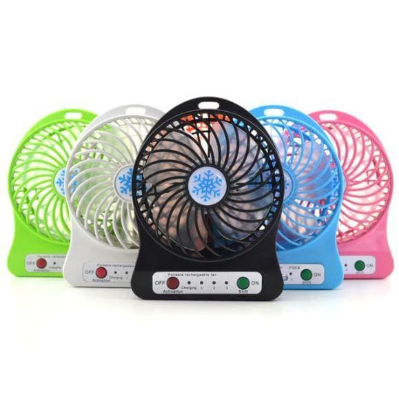 Портативний USB мінівентилятор з акумулятором Portable Mini Fan (настільний) – фото 2