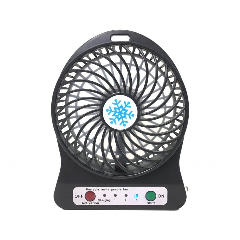Портативний USB мінівентилятор з акумулятором Portable Mini Fan (настільний) – фото 3