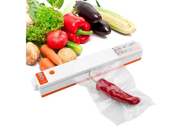 Прилад для вакуумного пакування продуктів, Freshpack Pro вакууматор HQ-1, для тривалого зберігання + пакети – фото 5