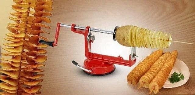 Машинка для різання картоплі спіраллю SPIRAL POTATO SLICER Чипси Top Trends TM-119 – фото 4