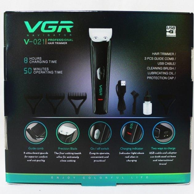 Професійна бездротова машинка для стриження волосся VGR V-021 – фото 3