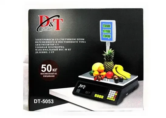 Ваги торговельні електронні 50 кг DT Smart DT-5053 – фото 3