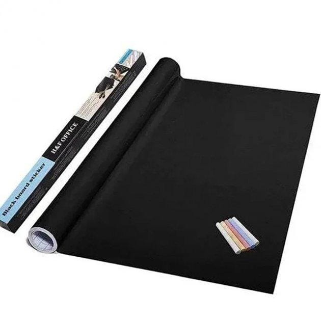 Самоклейна плівка для малювання крейдою Black Board Sticker 45х200 см – фото 5
