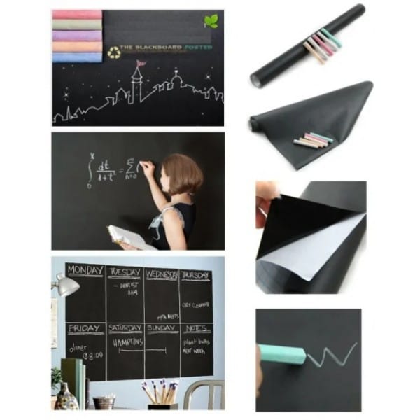 Самоклейна плівка для малювання крейдою Black Board Sticker 45х200 см – фото 6