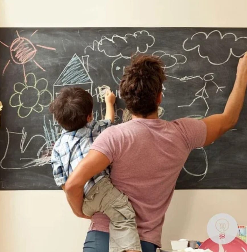Самоклейна плівка для малювання крейдою Black Board Sticker 45х200 см – фото 2