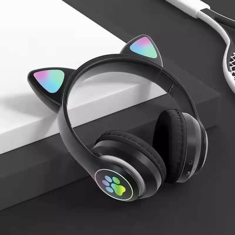 Бездротові Bluetooth навушники з вушками з LED-підсвіткою AKS-28 – фото 7
