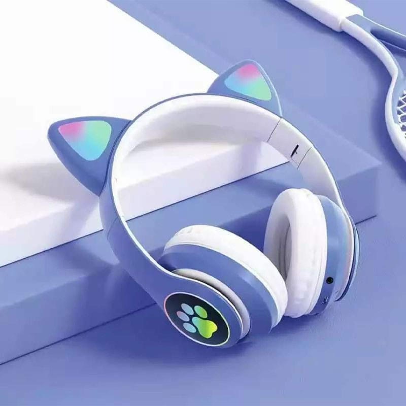 Бездротові Bluetooth навушники з вушками з LED-підсвіткою AKS-28 – фото 8