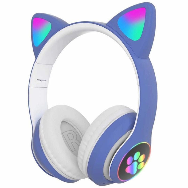 Бездротові Bluetooth навушники з вушками з LED-підсвіткою AKS-28 – фото 2