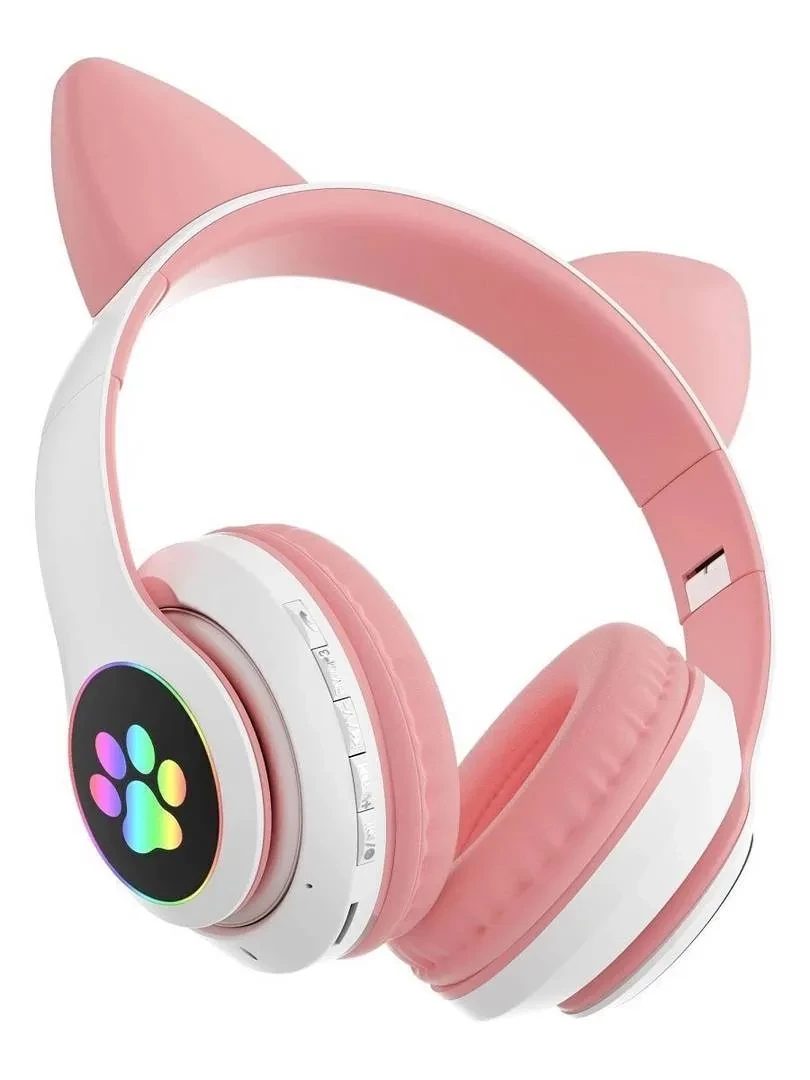 Бездротові Bluetooth навушники з вушками з LED-підсвіткою AKS-28 – фото 4