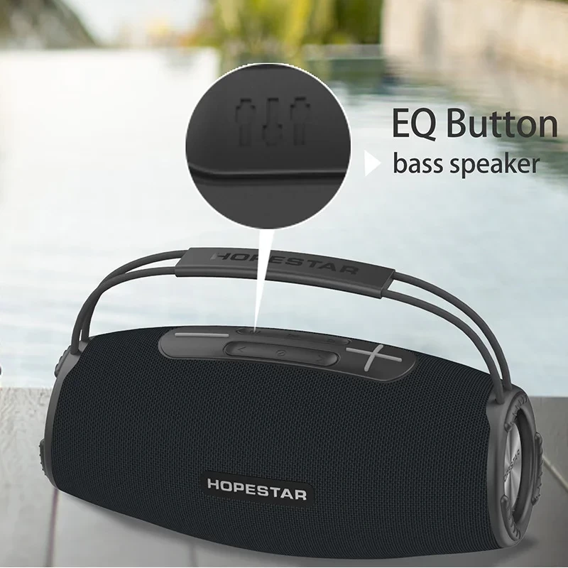 Портативна колонка Hopestar H51, bluetooth колонка, колонка бездротова з водонепроникним корпусом – фото 5