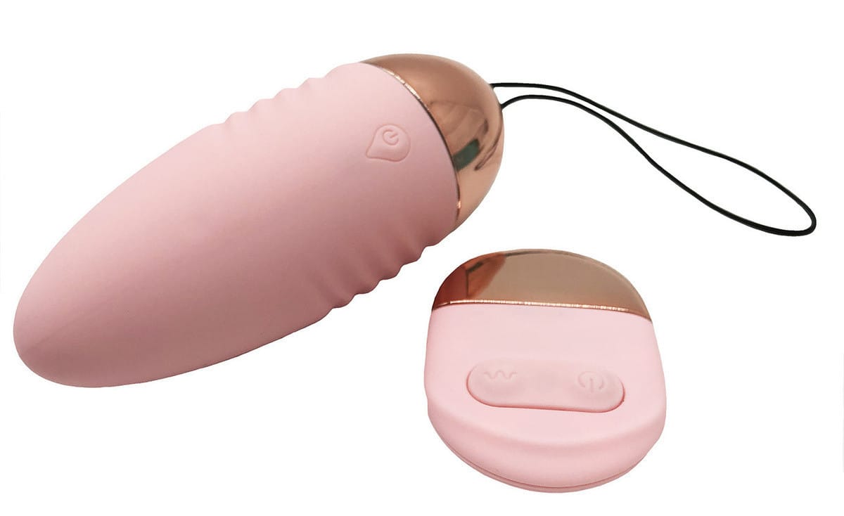 Вібратор-яйце “Spark of love” з пультом ДК рожеве – фото 2