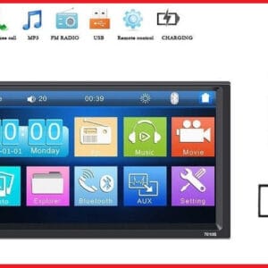 Автомагнітола 2DIN 7010 little + пульт (20) ⁇ Автомагнітола Pioneer