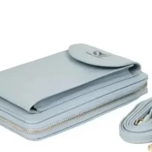 Гаманець ZL8591 ГОЛУБИЙ Wallerry ⁇ Жіночий клатч з екошкіри