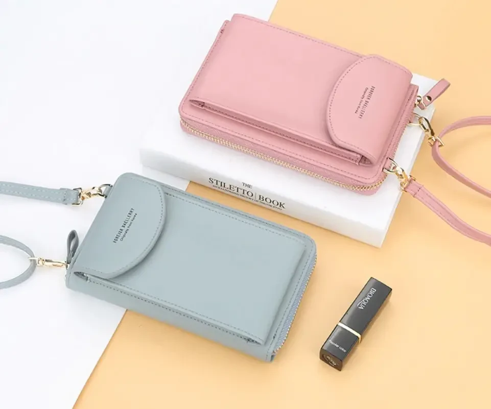 Гаманець ZL8591 ГОЛУБИЙ Wallerry ⁇ Жіночий клатч з екошкіри – фото 1