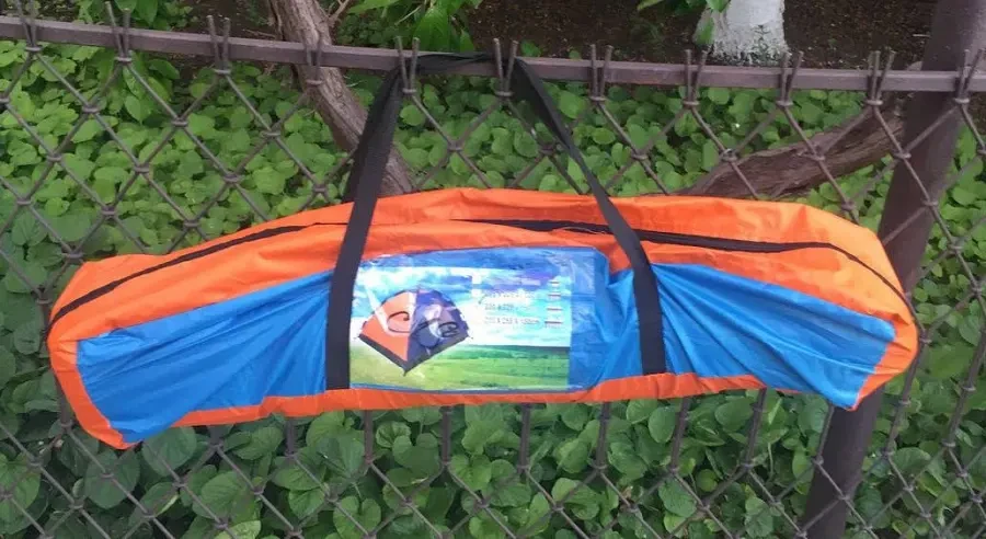 Намет туристичний на 1 персону розмір 200х100 см ЗЕЛЕНА – фото 1