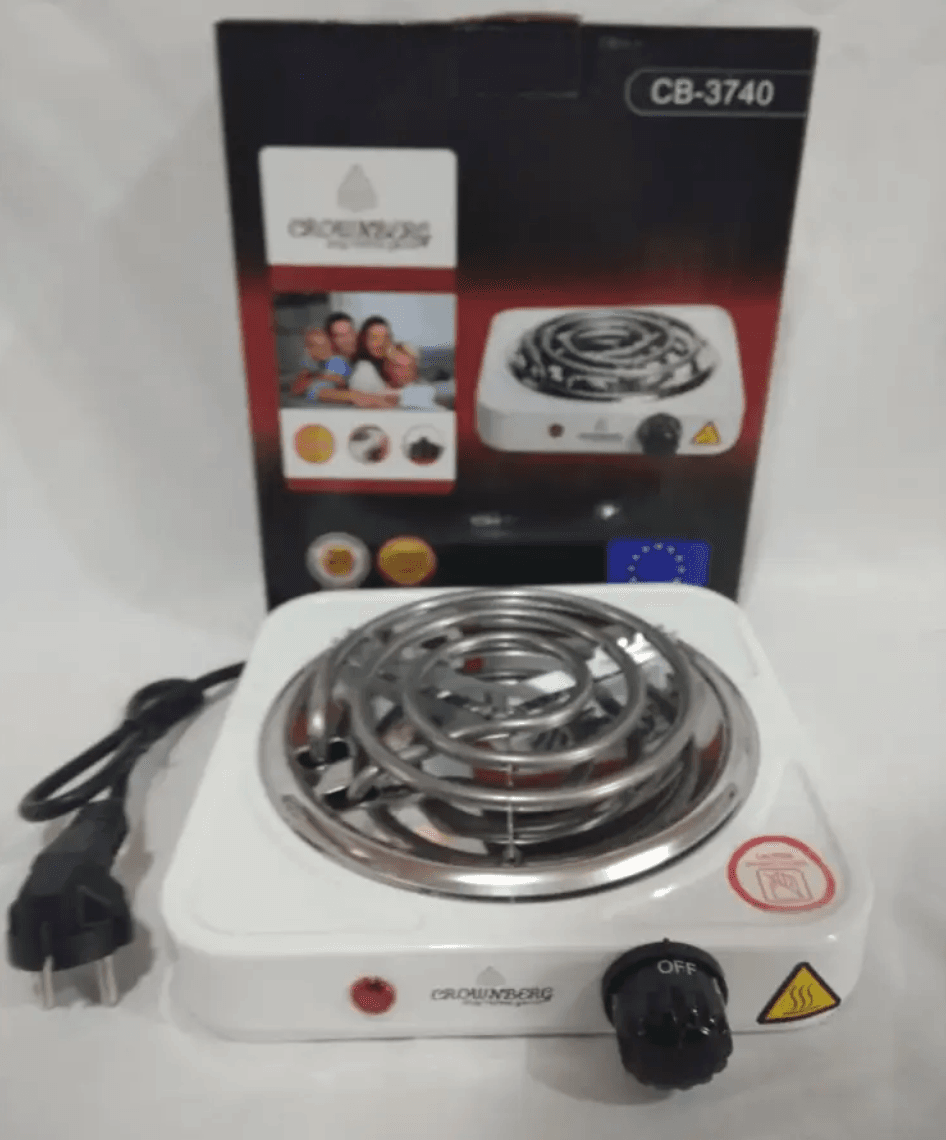 Електроплита CROWNBERG СВ-3740 1000W спіральна – фото 5