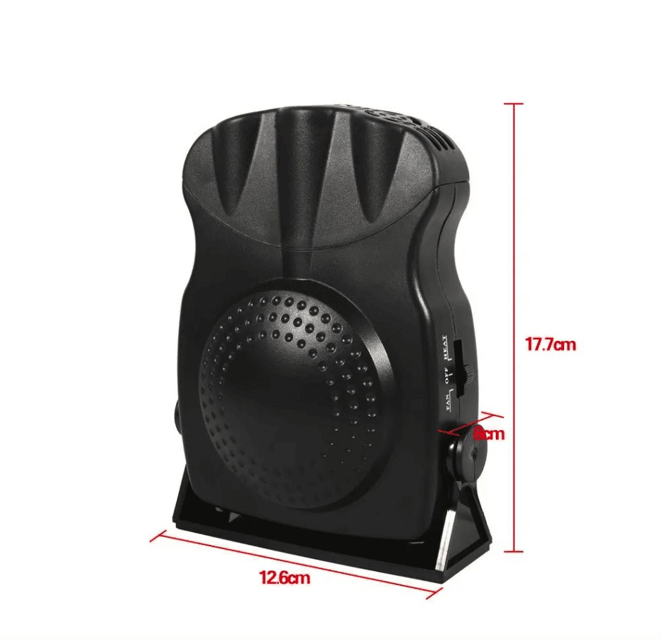 Автомобильный электрический обогреватель для стекла и салона в прикуриватель 12в – фото 7