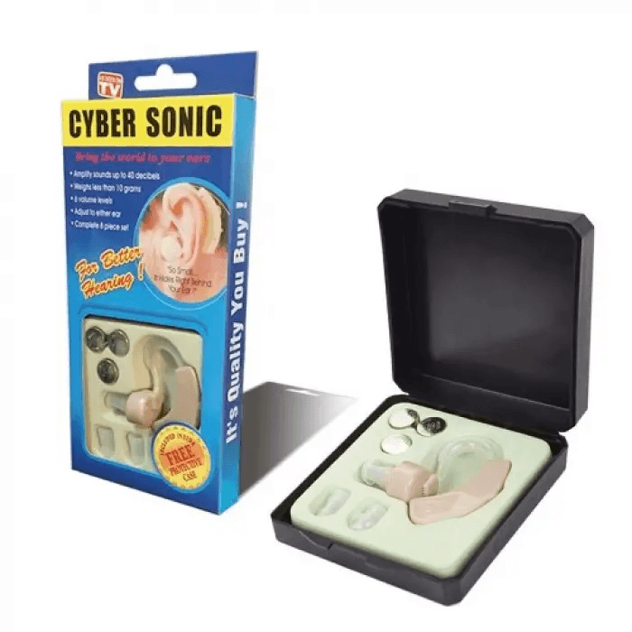 Слуховий апарат Cyber Sonic + 3 батарейки – фото 5