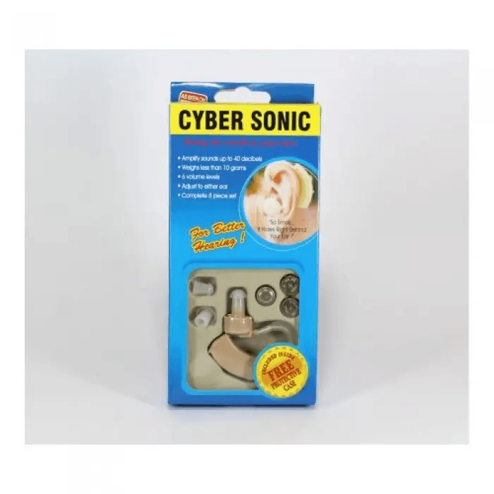 Слуховий апарат Cyber Sonic + 3 батарейки – фото 7
