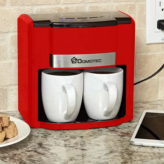 Кавоварка DOMOTEC MS0705 Червона – фото 3