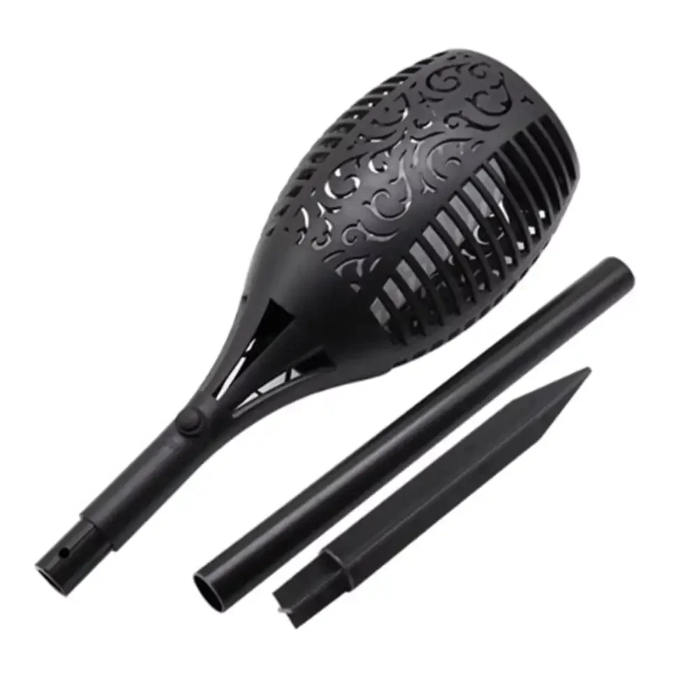 Водонепроникний ліхтар 52 см з ефектом полум’я Solar flame led light sensor activated – фото 1