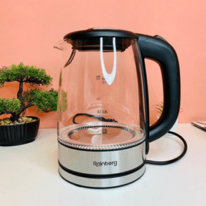 Електричний чайник, заскляний Rainberg RB-703, 2 літри Reinberg