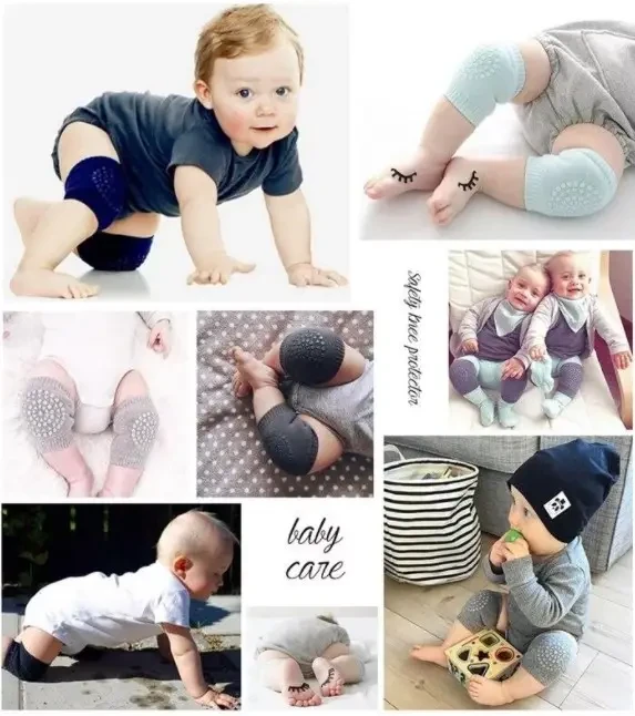Наколінники для дітей Children chicken knee protector колір рожевий, сірий, чорний Дитячі наколінники – фото 2