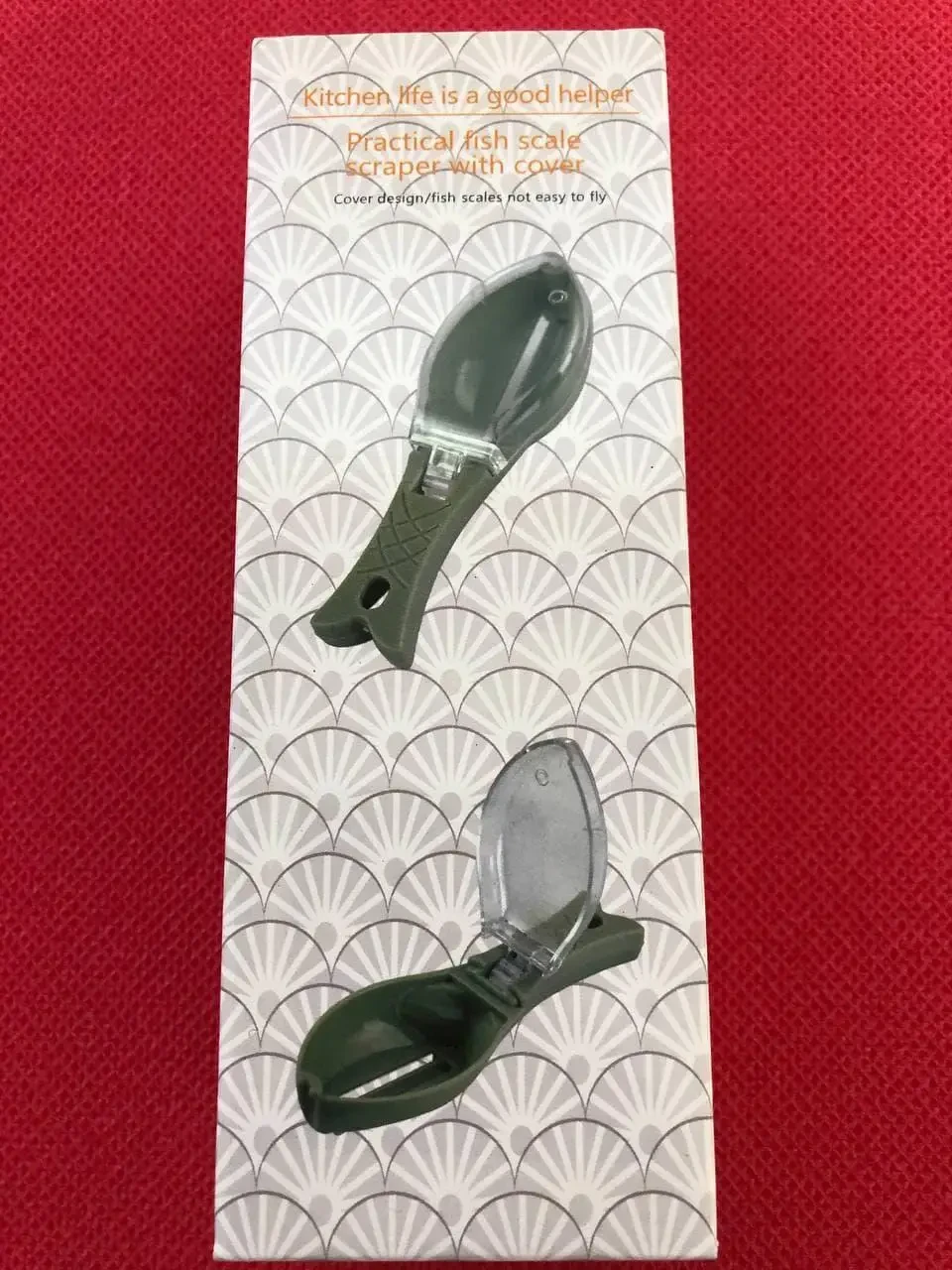 Рибочищення, прилад для чищення риби Fish Scale Scraper with Cover – фото 4