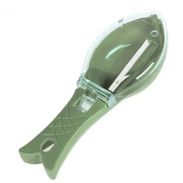 Рибочищення, прилад для чищення риби Fish Scale Scraper with Cover – фото 2
