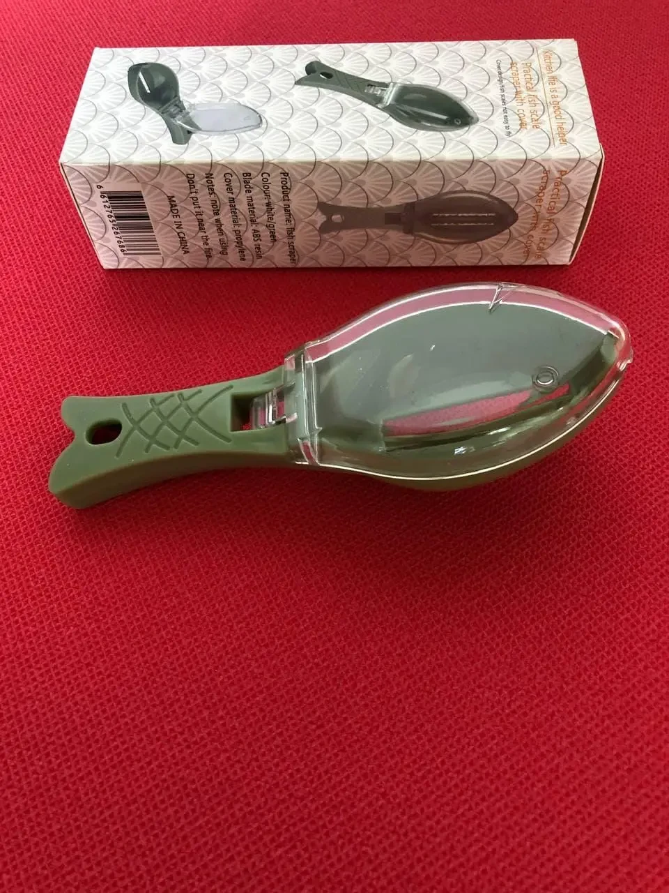 Рибочищення, прилад для чищення риби Fish Scale Scraper with Cover – фото 6
