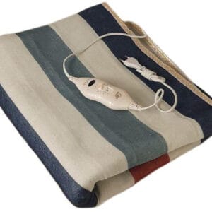 Простирадло електричне Electric Blanket 150х120 см (смуги, Різнобарвні)