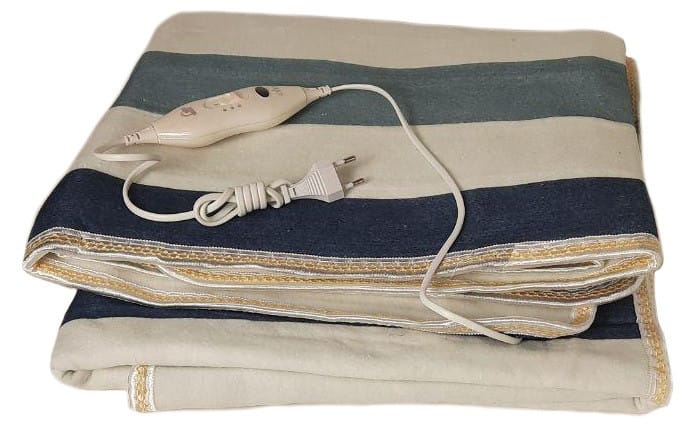 Простирадло електричне Electric Blanket 150х120 см (смуги, Різнобарвні) – фото 1