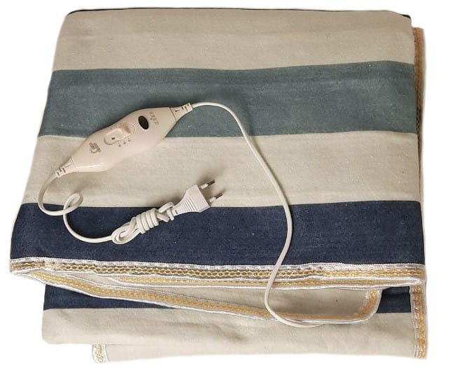 Простирадло електричне Electric Blanket 150х120 см (смуги, Різнобарвні) – фото 2