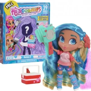 Іграшка лялька Hairdorables Dolls серія 3 з аксесуарами Лялька в коробці лялька з довгим волоссям