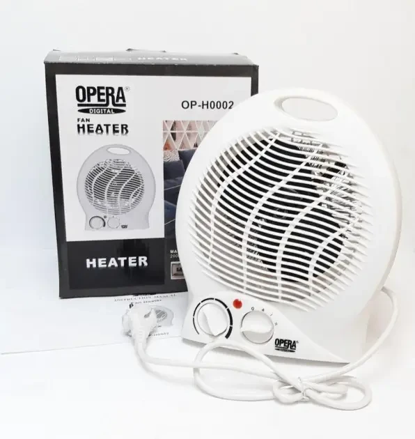 Електричний тепловентилятор Opera OP-H0002 Digital Heater тепловентилятор підлоговий настільний 2кВт – фото 2