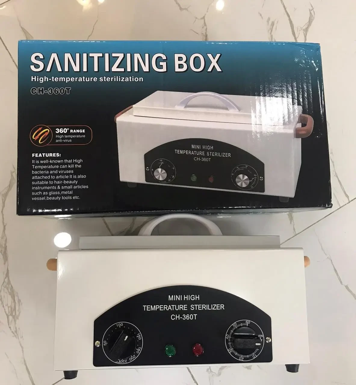 Стерилізатор сухожар для манікюрних інструментів CH-360 T – фото 1