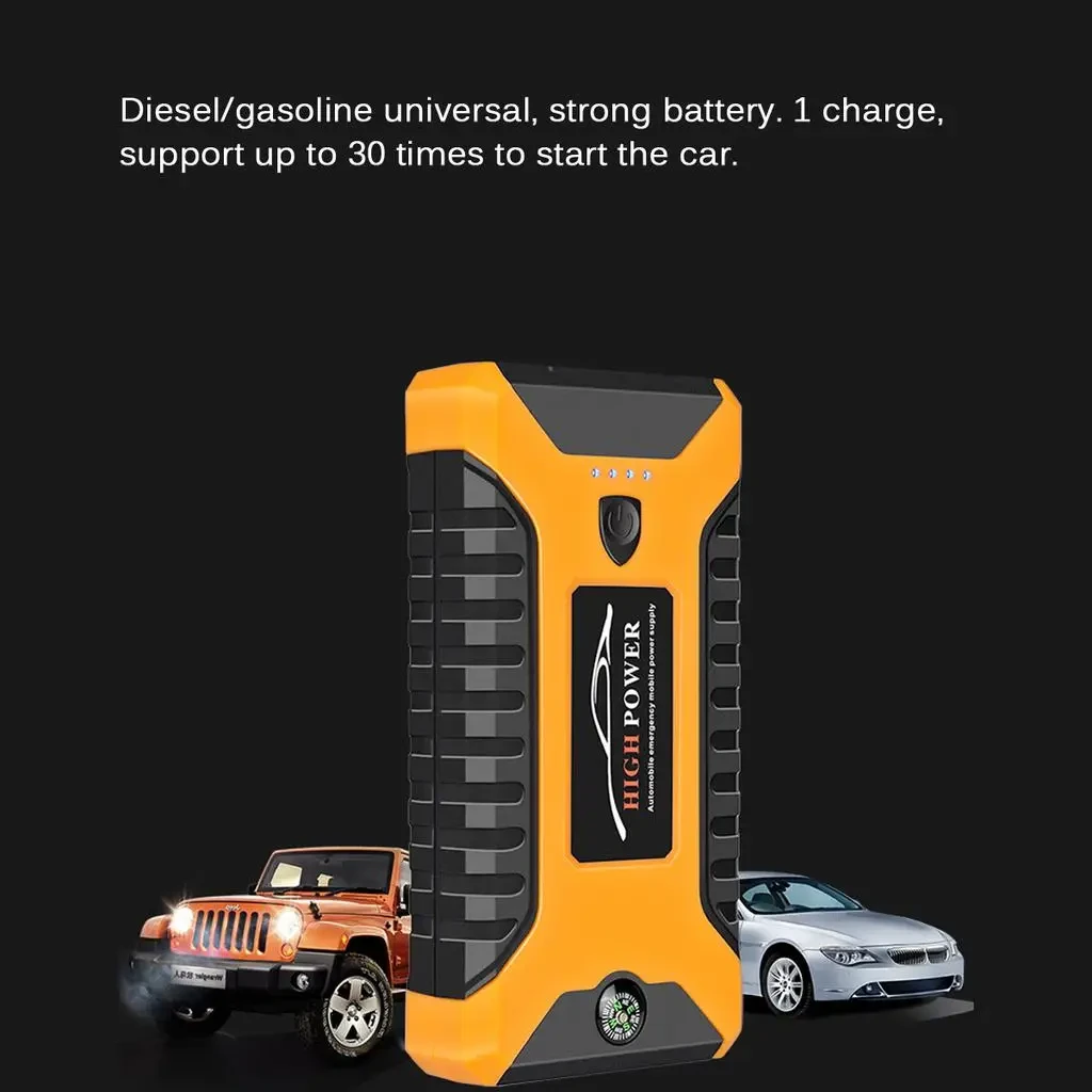 Пускозарядний автомобільний пристрій Jumpstarter 27JX 12В/2А з акумулятором на 99800mAh і ліхтарем ANS К – фото 6