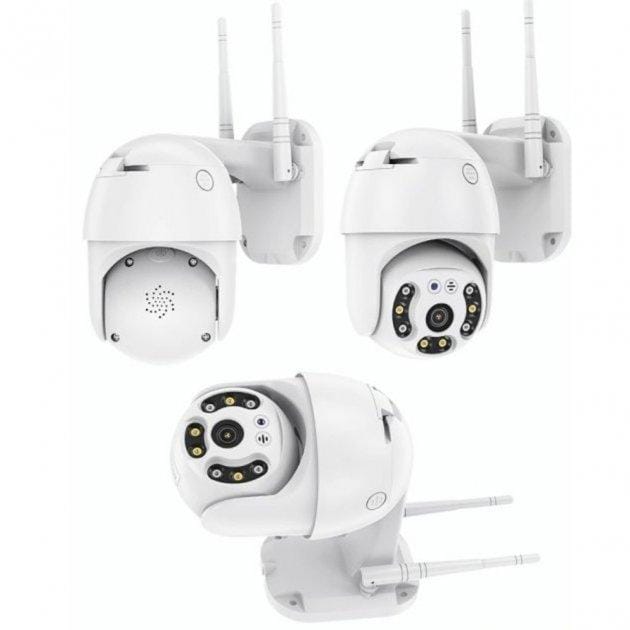 Поворотна вулична IP-камера відеоспостереження PTZ WiFi xm 2mp з віддаленим доступом – фото 2