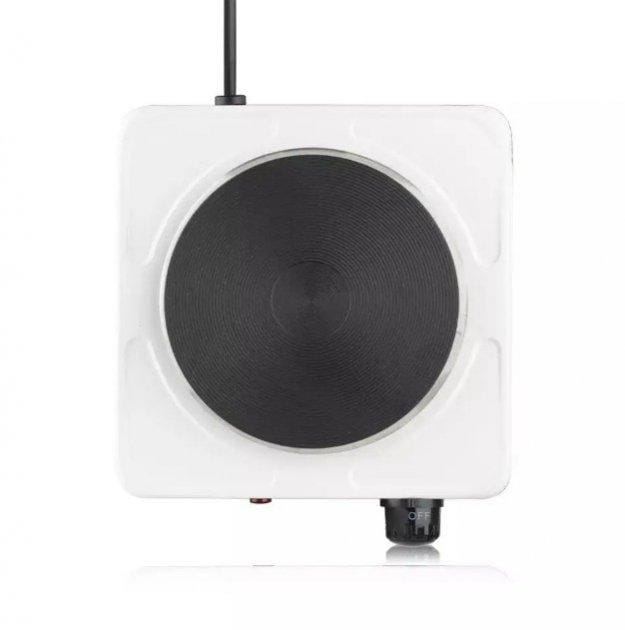 Електрична дискова одноконфоркова настільна плита RAF 8010A White 1000W – фото 1