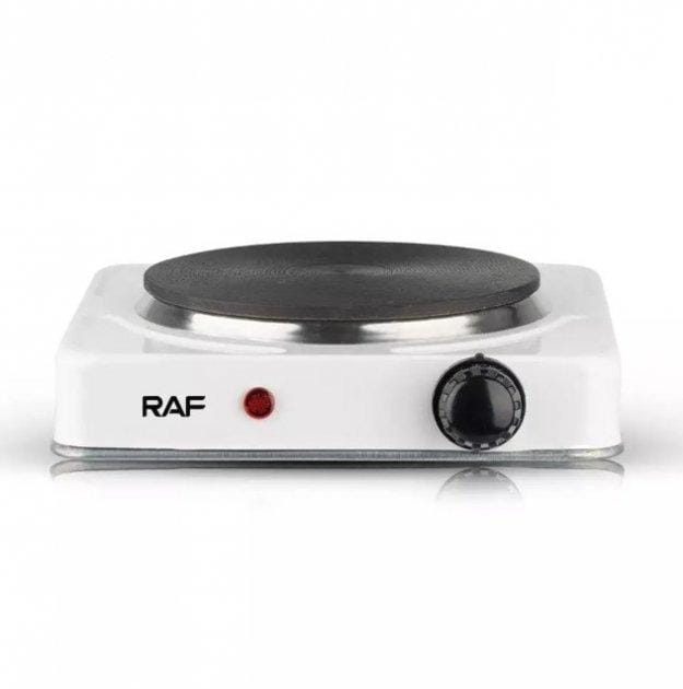 Електрична дискова одноконфоркова настільна плита RAF 8010A White 1000W – фото 2