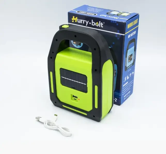 Ліхтар переносний з акумулятором + сонячна батарея + Power Bank OR-9708A-2 – фото 1
